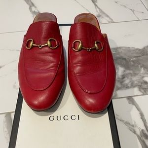 Red Gucci Mules